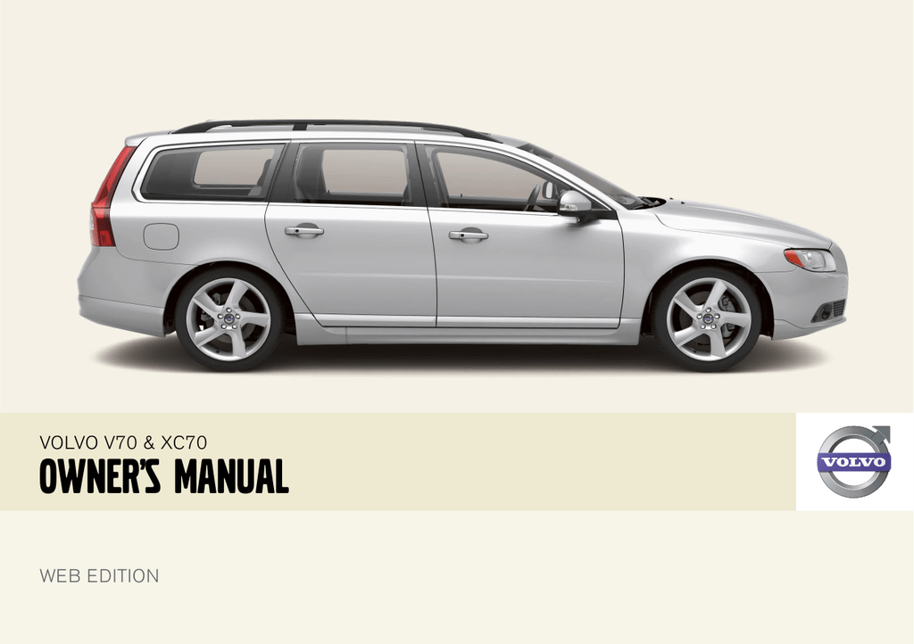 Volvo XC70 Automobile User Manual - Manualzz