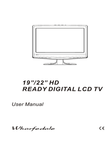 Wharfedale LY22T3CBW-UM Flat Panel Television User Manual | Manualzz