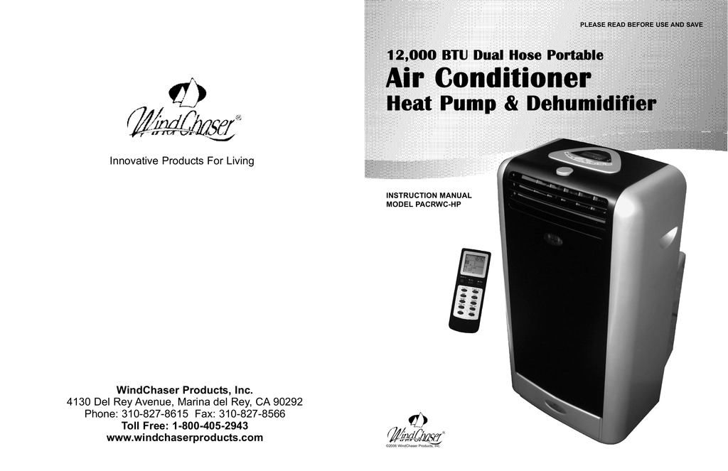 User Manual Polar Wind Portable Air Conditioner
