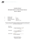XM Satellite Weather and Radio Receiver XMD076A Installation Manual