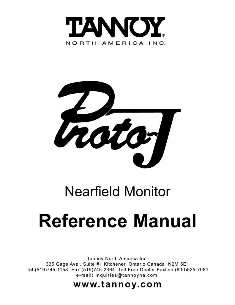 tannoy proto j