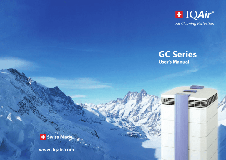 IQAir GC Chemisorber Air Purifier Manualzz