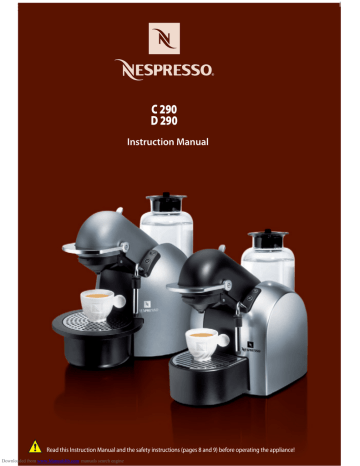 Nespresso D290 User manual | Manualzz