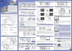 Nikon D80 - Instructions, Owner's manual, User Guide, User manual, User ...