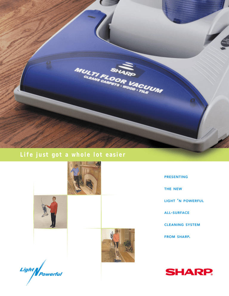 Sharp Twin Energy EC12SXT5 Bagged Upright Vacuum Manualzz