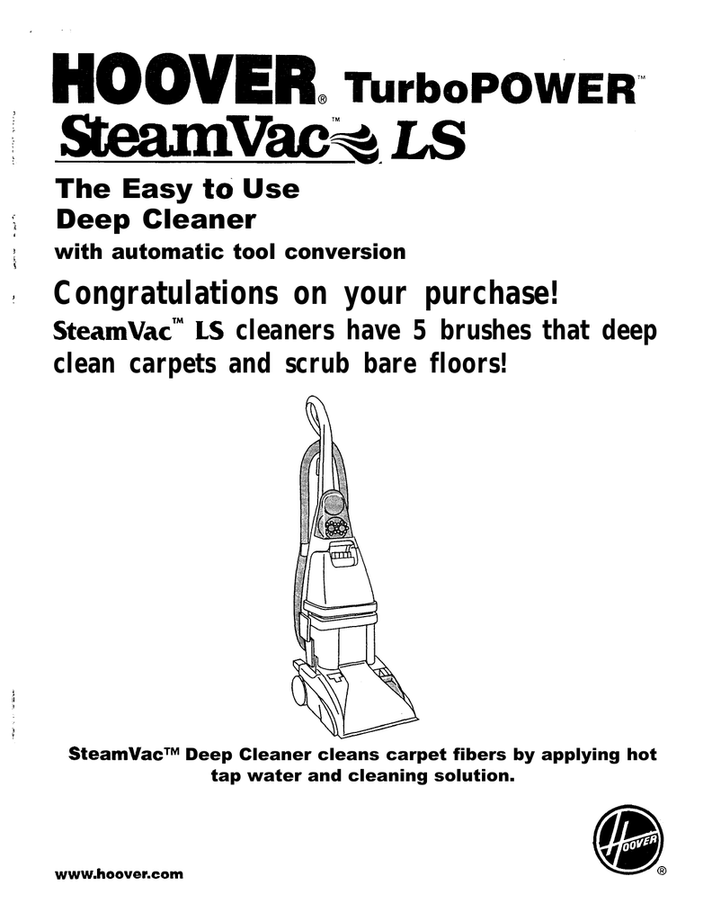 Hoover F5893-910 SteamVac Supreme 