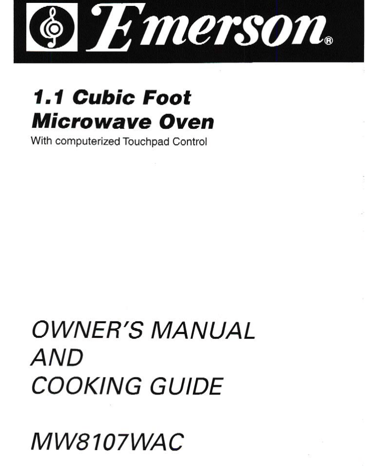 emerson model mw8107wa