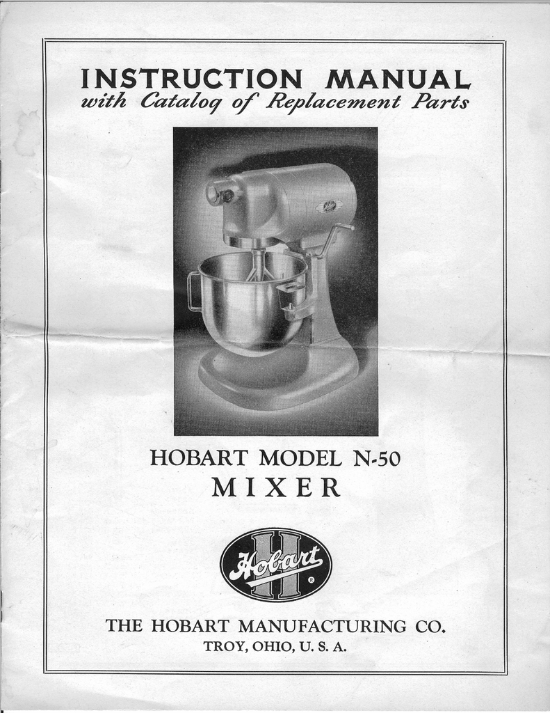 Hobart Mixer D340 Wiring Diagram Wiring Diagram