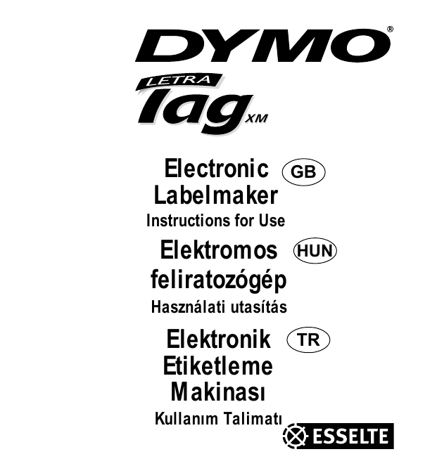 dymo letratag printing half