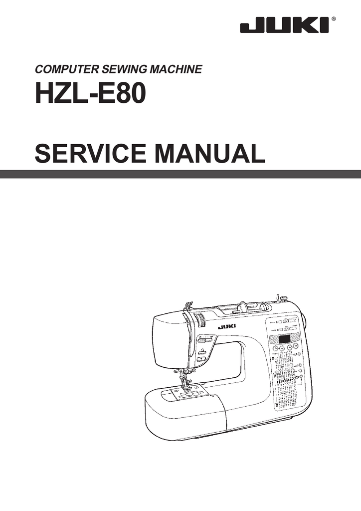 Juki Hzl E80 Computerized Sewing Machine Manualzz Juki Hzl E80 Computerized Sewing Machine Manualzz