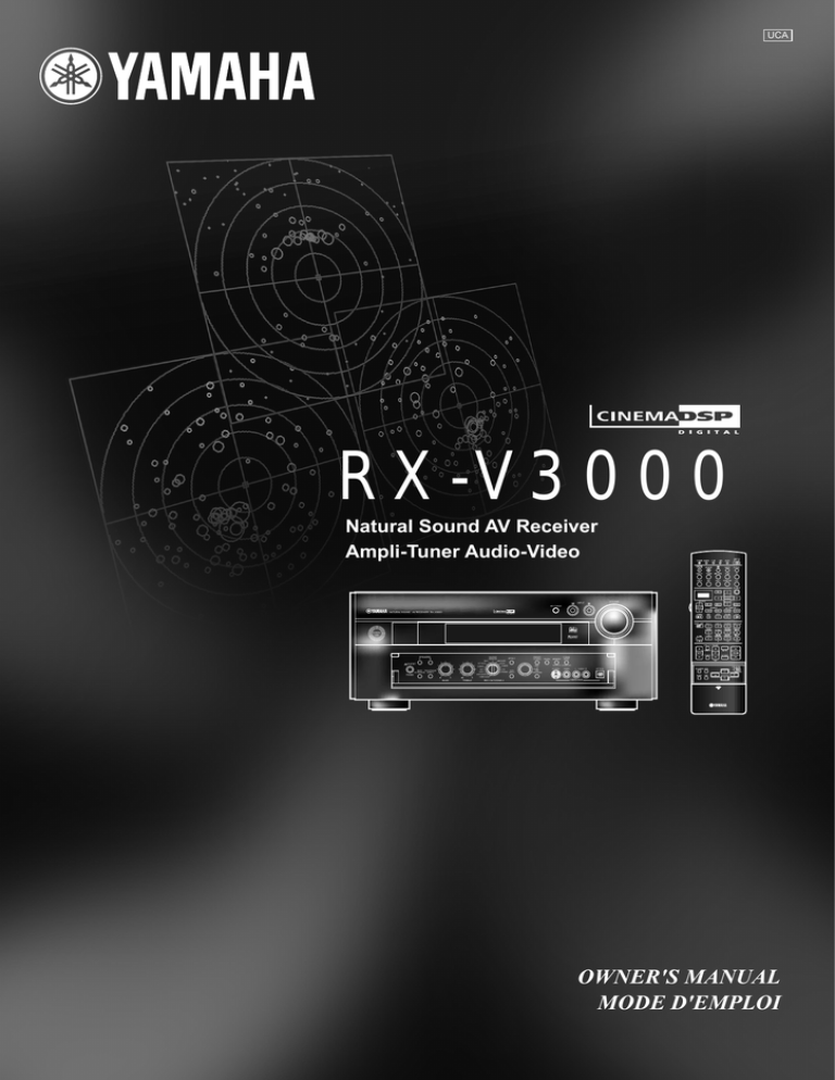 Yamaha Rx V3000 Receiver Manualzz