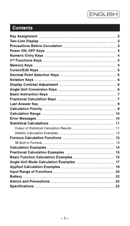 Canon F 710 Calculator Manualzz