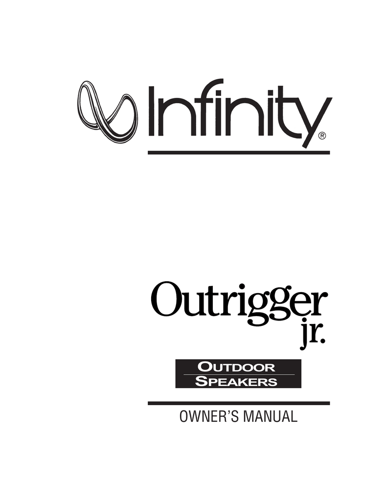 infinity outrigger outdoor speakers