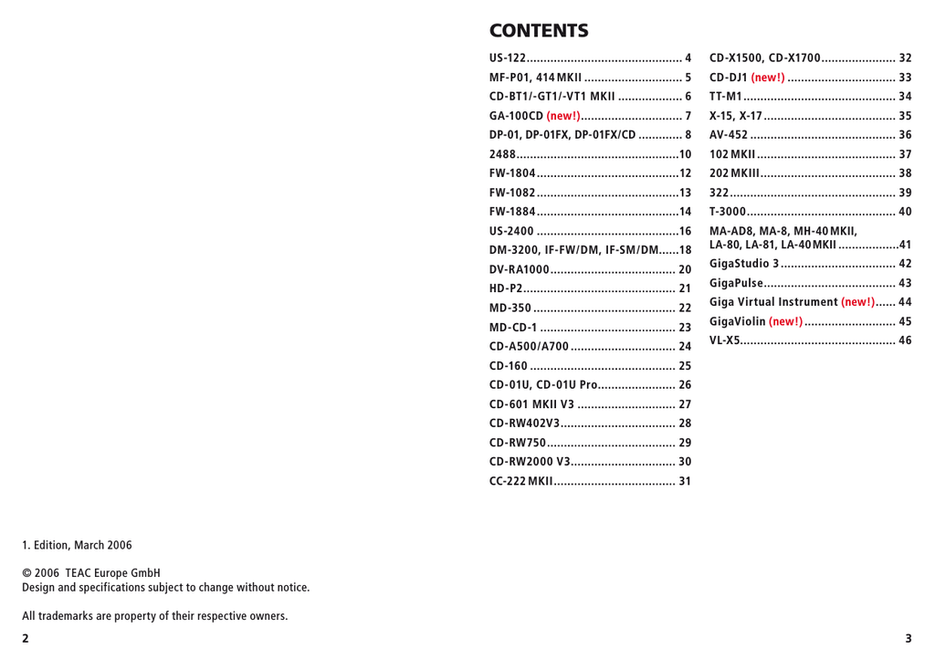 Tascam 24 Portastudio Multitrack Recorder System Manualzz