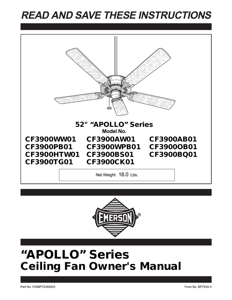 Business Industrial New Emerson Ceiling Fan Replacement Blades