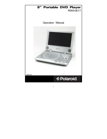 Polaroid PDM-0817 Operation Manual | Manualzz