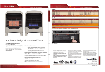 Empire ECS HearthRite HR17EL Heater | Manualzz