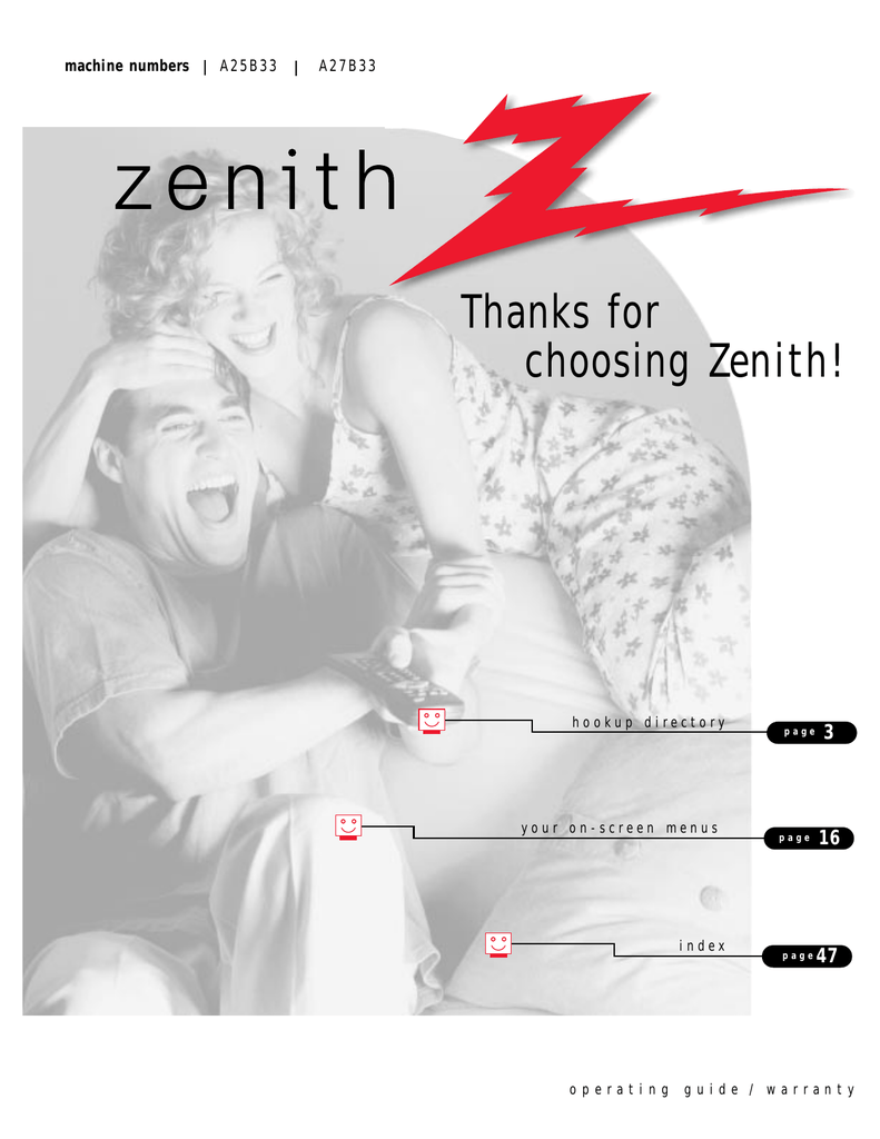 zenith b27a74r
