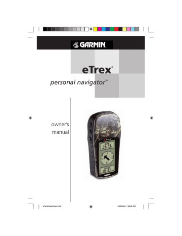 Garmin eTrex Camo GPS Receiver | Manualzz