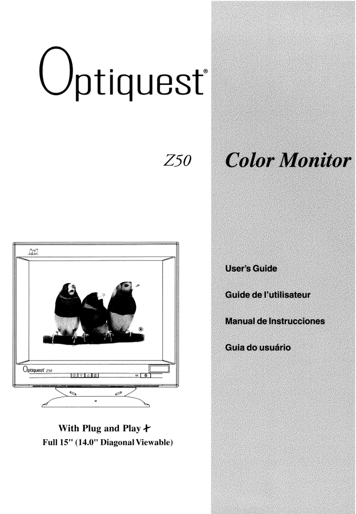 driver q95 optiquest monitor