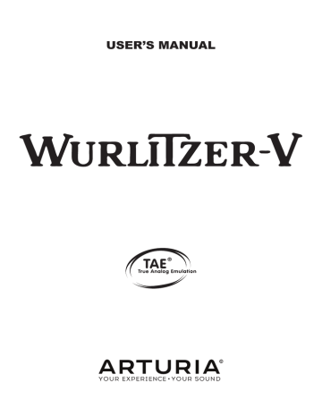 arturia wurlitzer v