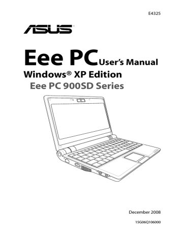 Asus Eee Pc 900sd Pur001x Netbook Manual Manualzz