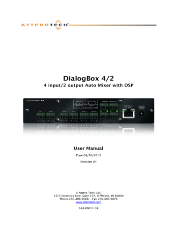 Attero Tech DialogBox 4/2 User manual | Manualzz