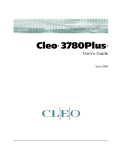 Cleo 3780Plus User Guide