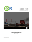Open Rails Train Simulator Reference Manual