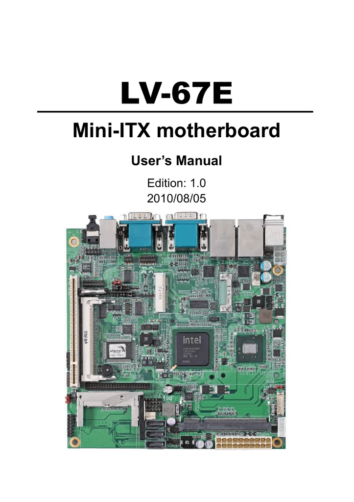 COMMELL LV-67EA Mini-ITX motherboard