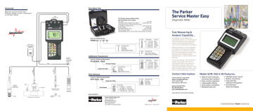 The Parker Service Master Easy | Manualzz