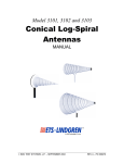 ETS-Lindgren 3101, 3102, 3103 Antennas Manual | AI Chat &amp; PDF Access