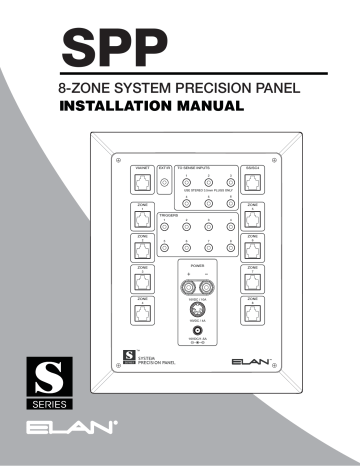 8-ZONE SYSTEM PRECISION PANEL | Manualzz