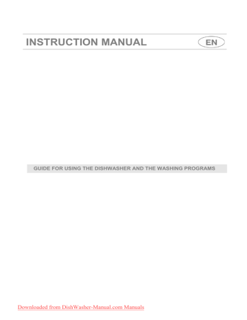 Smeg STA4846 Dishwasher Instruction manual | Manualzz