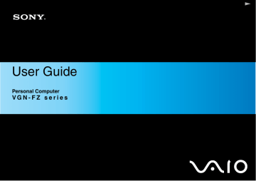 Sony VGN-FZ18M instrukcja | Manualzz