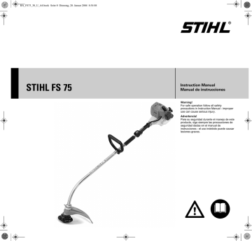 Stihl FS 75 Trimmer Instruction Manual | Manualzz
