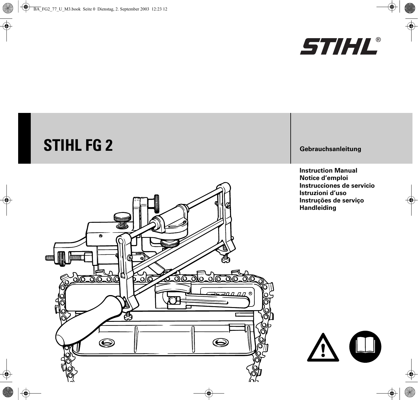 Stihl FG 2 Chainsaw Instruction Manual Manualzz