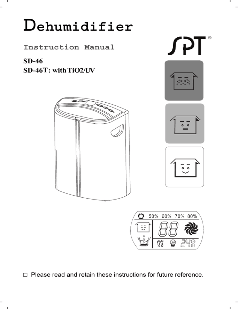 Amazon Basics Dehumidifier Manual