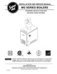 Super Hot MG Series Boilers Installation and Service Manual