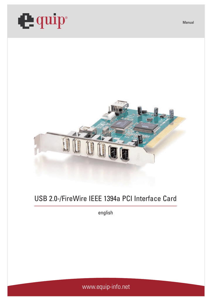 firewire ieee 1394a pci host controller card driver