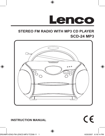 Lenco SCD-24 Instruction manual | Manualzz