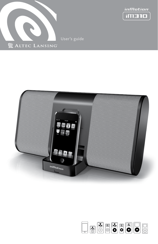 Altec Lansing inMotion IM310 Portable Speakers for iPod and MP3 Players