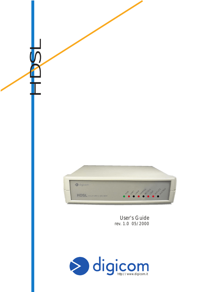 Modem HDSL User's Guide Manualzz