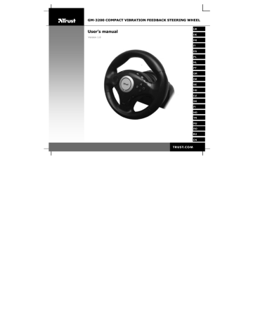 Trust Gm 30 Compact Vibration Feedback Steering Wheel Pc Ps2 Ps3 Gm 30 Gm 30 Owner S Manual Manualzz