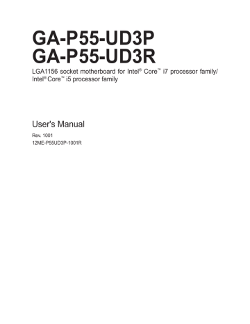 2-9 Load Fail-Safe Defaults. Gigabyte GA-P55-UD3R, GA-P55-UD3P | Manualzz