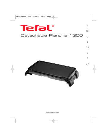 Tefal Plancha Detachable Manual Manualzz