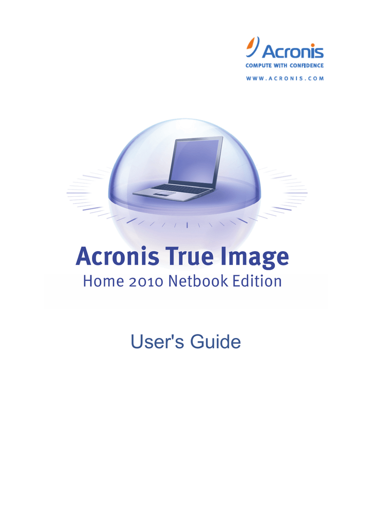 acronis true image home 2009 user guide