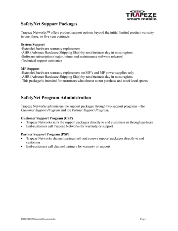 Trapeze Networks Sns Sp 103 R Mx 2800 Datasheet Manualzz