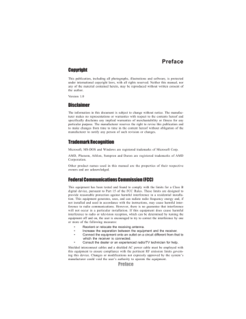 ECS A890GXM-AU (V1.0) Specification | Manualzz