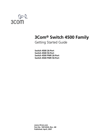 HP E4500-48-PoE Switch Datasheet | Manualzz
